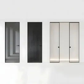 Aladin swing mono pocket door by glas italia